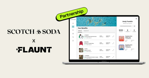 Iconic brand Scotch & Soda to use Flaunt to offer brand perks to NFT holders, scale their web3 program and co-create with customers. (Photo: Business Wire)