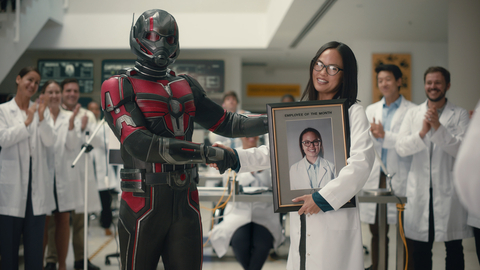 ZipRecruiter joins forces with Marvel Studios’ “Ant-Man and The Wasp: Quantumania” to create custom co-branded content inspired by the film featuring its powerful matching technology. (Photo: Business Wire)