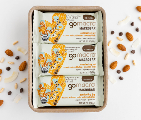 GoMacro® donates a percentage of annual net proceeds from the Everlasting Joy MacroBar® to two non-profit organizations. (Photo: Business Wire)