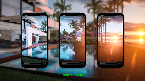 REAL Messenger announces its newest platform feature, RealMoment. RealMoment signifies the dawn of a new era for PropTech, real estate apps and how agents promote themselves. (Photo: Business Wire)