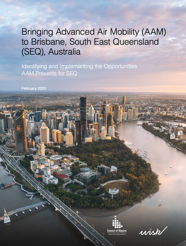 Wisk Aero, a leading Advanced Air Mobility company, and the South East Queensland Council of Mayors (CoMSEQ), Australia’s largest regional local government organization, have published a Paper outlining the benefits Advanced Air Mobility (AAM) will bring South East Queensland (SEQ). (Graphic: Business Wire)