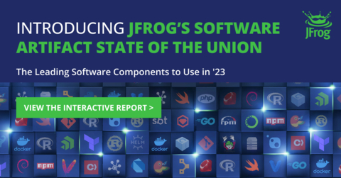 JFrog's First Annual Software Artifact State of the Union Report Shows 1.3M Container Repos, 67 Percent Increase in Rust (Cargo) Usage, and 37 Percent Rise in Conan Adoption (Graphic: Business Wire)