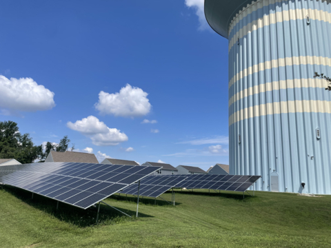 Eaton helps AEP Ohio establish first microgrid in Columbus, Ohio to support more sustainable, resilient and affordable energy for water infrastructure. (Photo: Business Wire)