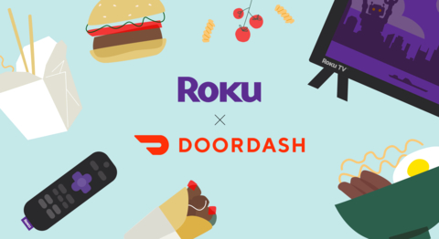 DoorDash & Roku Partnership (Graphic: Business Wire)