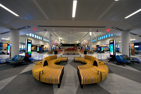 Boingo’s converged wireless network at EWR’s new Terminal A features cellular DAS, Wi-Fi 6 and private LTE. Photo courtesy of Port Authority of New York and New Jersey.