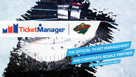 original Minnesota Wild and TicketManager partner to help companies get the most use and best ROI from corporate tickets including re-sale powered by Ticketmaster (Graphic: Business Wire)
