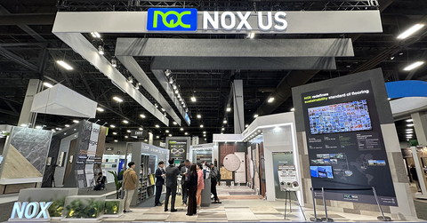 original NOX Corporation recognized by taking the sustainability of flooring to the next level at TISE 2023 (photo: NOX Corporation)