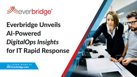 Everbridge Unveils DigitalOps Insights, a Real-Time AI-Powered Situational Awareness Solution for IT Rapid Response and Incident Resolution  (Photo: Business Wire)