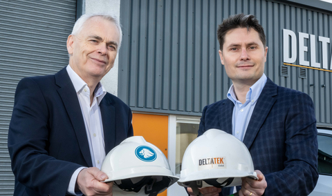 Alistair Geddes, Expro's Chief Operating Officer with Tristam Horn, DeltaTek CEO and founder (Photo: Business Wire)