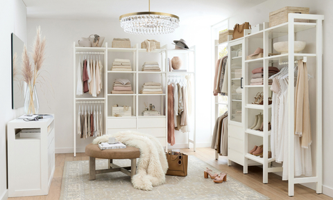 Pottery Barn New Hold Everything Essential Closet (Photo: Pottery Barn)