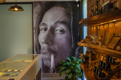 The Marley Natural® cannabis store is now open and welcoming visitors in Kingston, Jamaica at Bob Marley's former home and recording studio. (Photo credit: CH Photography)