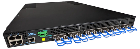 Introducing XKL's DQT400-12. Capable of supporting up to 48 100GE channels in just 5Us with up to 19.2Tb of capacity. (Photo: Business Wire)