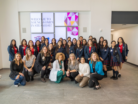 Mary Kay Inc. welcomed students from the Irma Lerma Rangel Young Women’s Leadership School to R3 for a STEAM themed summit exploring being a woman in STEAM. (Photo: Mary Kay Inc.)