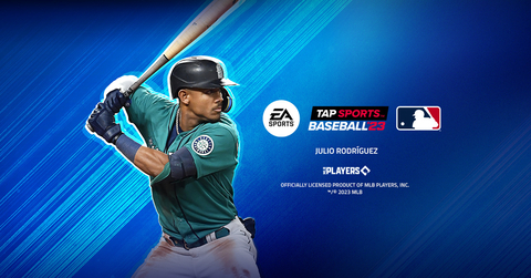 American League Rookie of the Year Julio Rodríguez Named Cover Athlete for EA SPORTS™ MLB Tap Sports™ Baseball 2023 (Graphic: Business Wire)