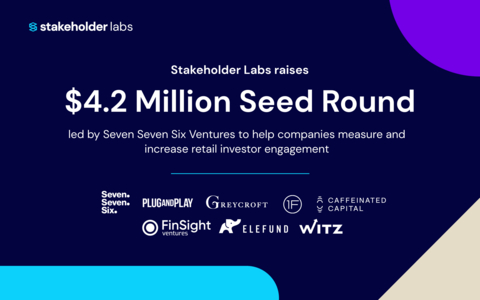 Stakeholder Labs announces $4.2 Million Seed Round (Graphic: Business Wire)
