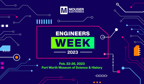 Mouser Electronics is proud to once again be a major sponsor of Engineers Week through the Fort Worth (Texas) Museum of Science and History for five days of fun and engaging activities. (Graphic: Business Wire)