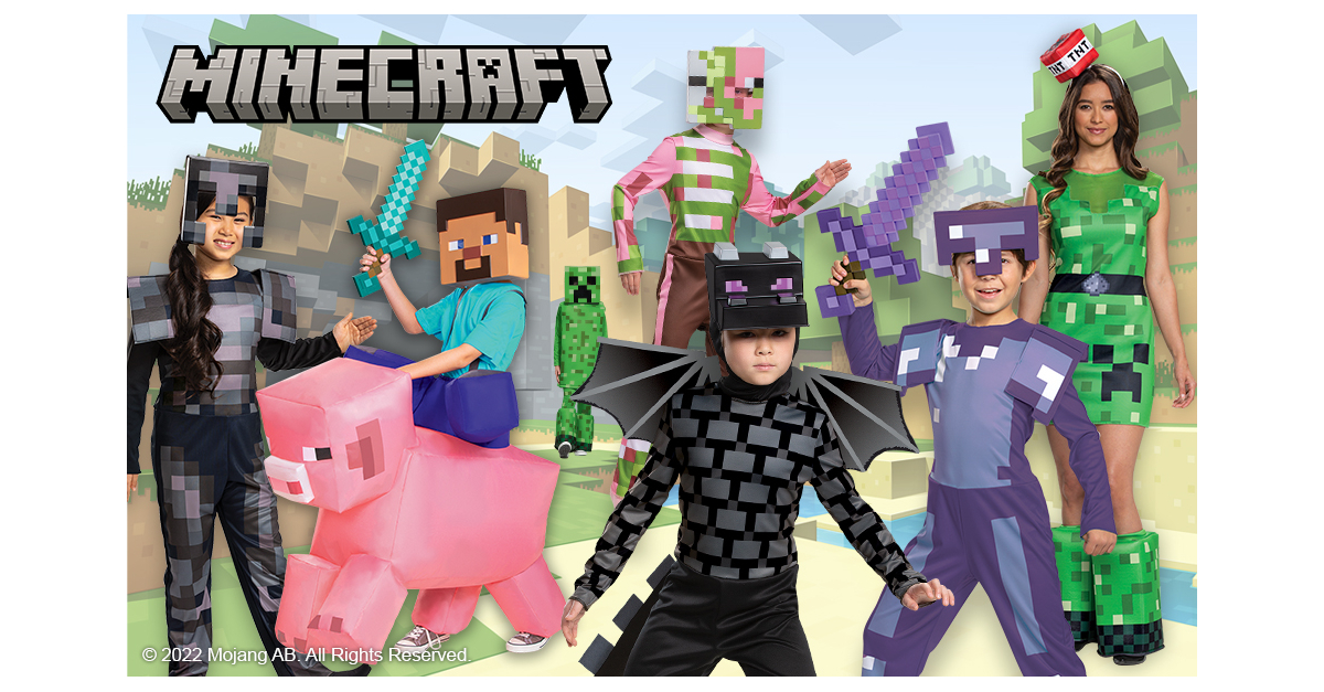 Minecraft Costumes, Kids & Adults