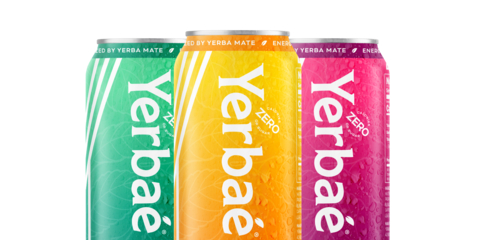 Yerbaé Plant-Based Energy, caffeinated by Yerba Mate. (Photo: Business Wire)