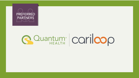Quantum Health, the leading consumer healthcare navigation and care coordination company, announced today the addition of Cariloop, a new Preferred Partner within its Comprehensive Care Solutions™ platform specifically supporting caregiving. (Graphic: Business Wire)