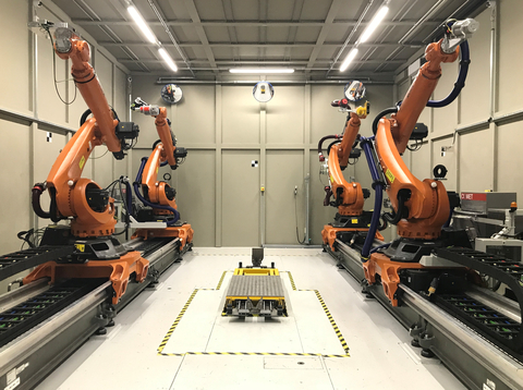 thumbnail Realtime Robotics robot motion planning and control software RapidPlan in use within the BMW Group. (Photo: Business Wire)