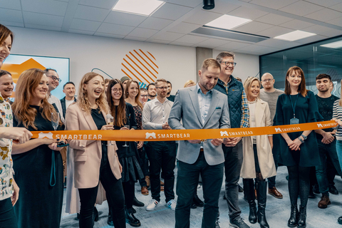 original SmartBear - Wrocław, Poland Office Grand Opening & Ribbon Cutting on February 15, 2023 (Photo Credit: 4Soul Media)