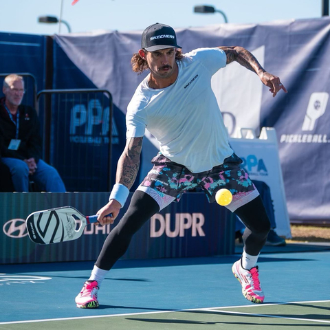 Elite pickleball athlete Tyson McGuffin in Skechers Viper Court Pro—the latest style from the Official Footwear Sponsor of the Carvana PPA Tour. (Photo: Business Wire)