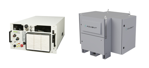 Left: The SereneU reaches 5kW of electrical power output.  It is the core system in the SereneCHP.  Right: The SereneCHP portable system can be hooked-up to a heat exchanger and heat pump to boost heat output to 13kW thermal and/or cooling to 10.5kW. (Photo: Business Wire)

 