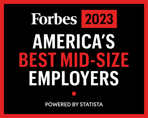 NextGen Healthcare is a Forbes Best Midsize Employer 2023. (Graphic: Business Wire)