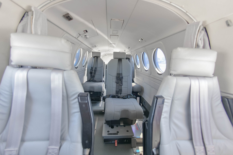 Interior view of the Beechcraft King Air 260 Multi-Engine Training System (METS) T-54A for the U.S. Navy (Photo: Business Wire)