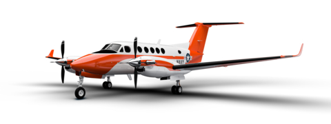 Beechcraft King Air 260 Multi-Engine Training System (METS) T-54A for the U.S. Navy (Photo: Business Wire)