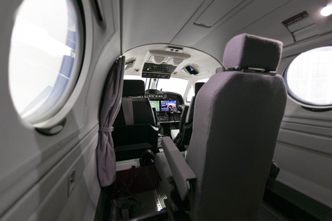 Interior view of the Beechcraft King Air 260 Multi-Engine Training System (METS) T-54A for the U.S. Navy (Photo: Business Wire)