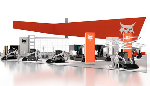 original Bobcat 2023 CONEXPO-CON/AGG 2023 booth view (Photo: Business Wire)