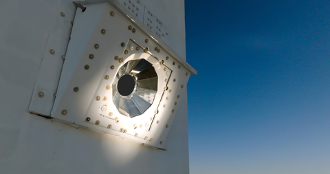 Close-up of Synhelion’s solar receiver, which provides the necessary process heat to decarbonize clinker production. (Courtesy of Synhelion)