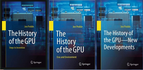 Jon Peddie has just written a three-volume series of books published by Springer that traces the history, the ecosystem and environment, and new developments of the GPU.
These are the first and only books to cover the history leading up to the GPU, from the origins of concepts in the 1950s to the supercomputers and smartphones it powers today. (Graphic: Business Wire)