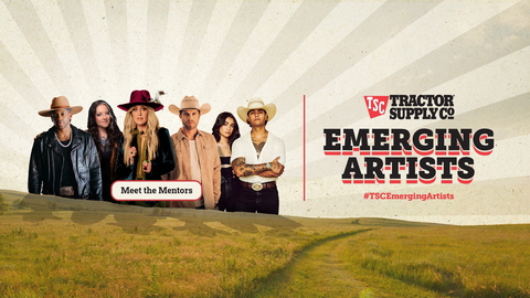 Tractor Supply Emerging Artists featuring the Mentors (Graphic: Business Wire)