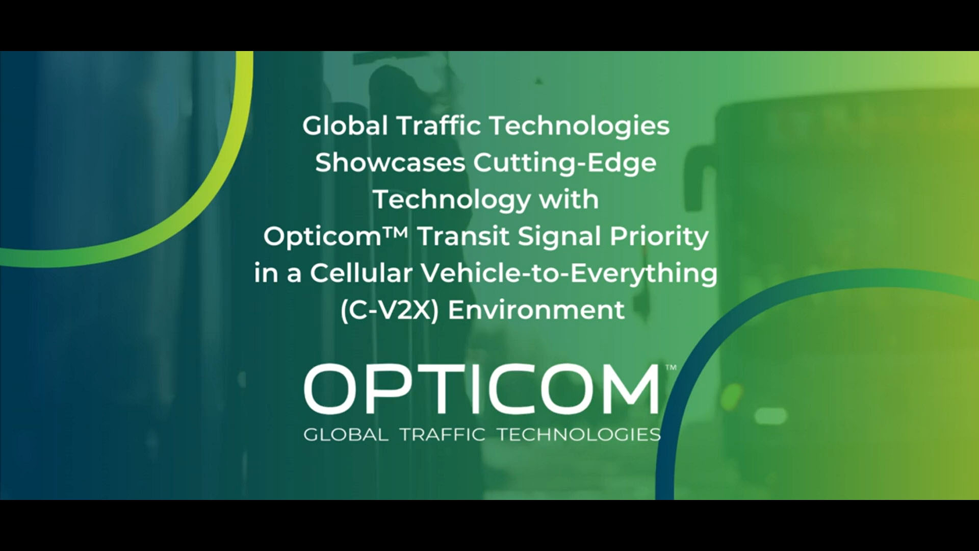 Global Traffic Technologies (GTT), is proud to announce the successful completion of the demonstration of Opticom™ Transit Signal Priority (TSP) in a Cellular Vehicle-to-Everything (C-V2X) environment. This innovative solution leverages real-time communication between transit vehicles and traffic signals utilizing the C-V2X standard. The demonstration was in partnership with Iteris, Inc. (NASDAQ: ITI), a leader in smart mobility infrastructure.