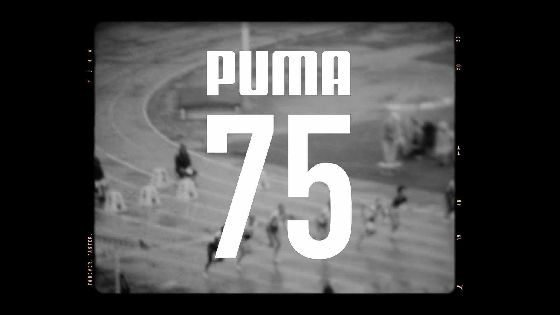 Das Sportunternehmen PUMA zelebriert 2023 - im 75. Jahr seines Bestehens – historische Momente aus Sport, Kultur und Innovation unter dem Markenmotto „Forever Faster“.