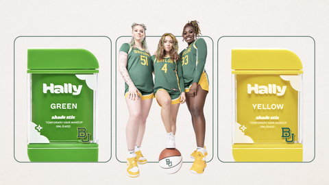 Hally Hair Teams Up with Baylor University Student Athletes (Graphic: Business Wire)