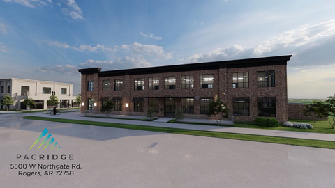 Rendering of the new office space PACRIDGE will lease in Northwest Arkansas (Photo: Business Wire)
