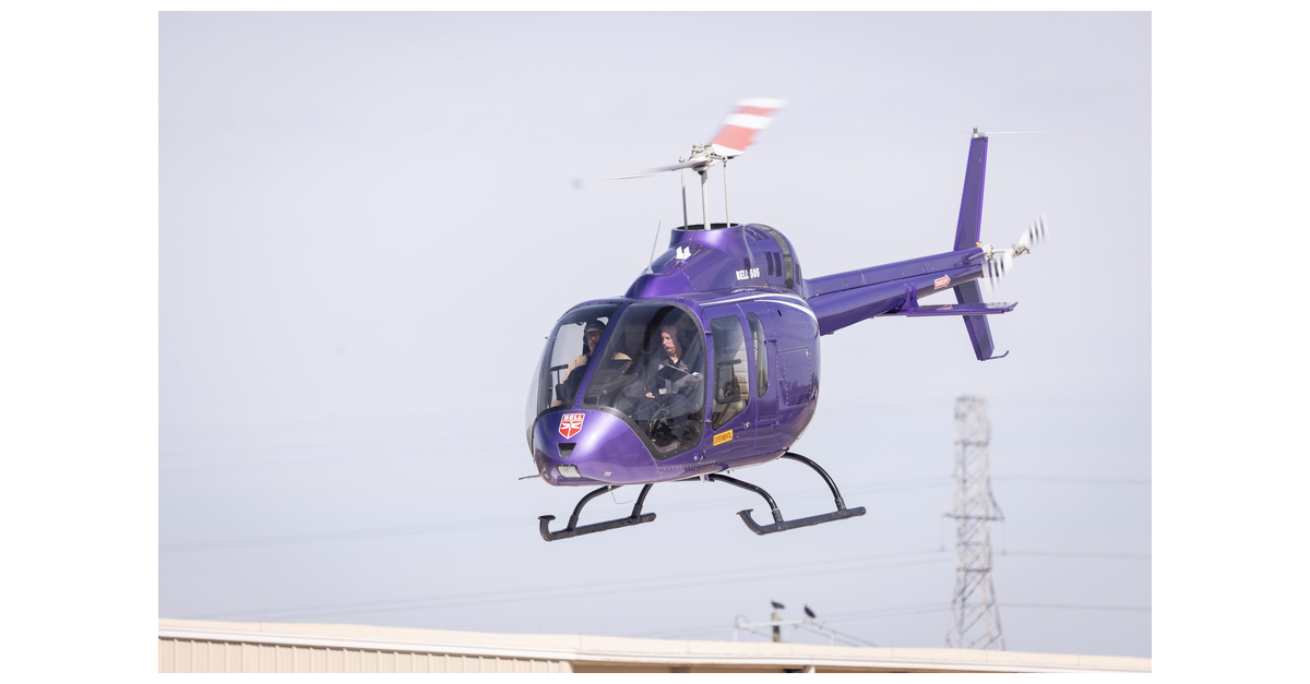 HeliOps Magazine - Great to see the new Isolair Bell 505 spray