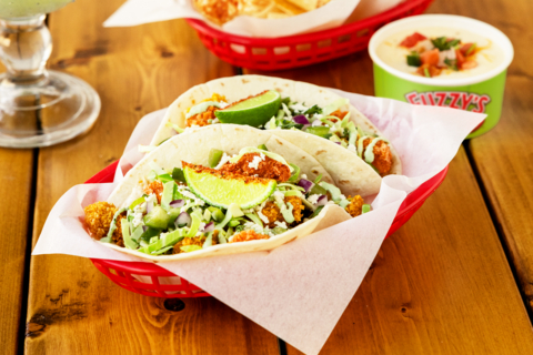Margarita Shrimp Tacos at Fuzzy's Taco Shop. (Photo: Business Wire)