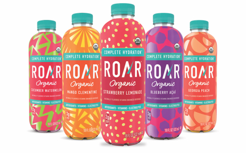 original ROAR® Organic Unveils New Strawberry Lemonade Complete Hydration™ Beverage and Debuts New ROAR® Plus Powders at Natural Products Expo West 2023 (Photo: Business Wire)