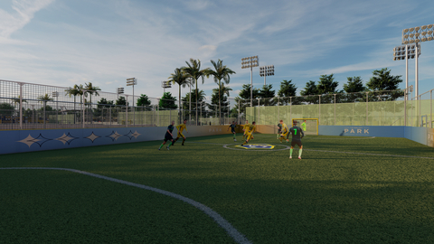 Futsal Field at Galaxy Park (rendering supplied by Dignity Health Sports Park/LA Galaxy)