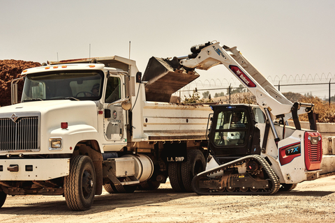 The Bobcat T7X is the world's first all-electric compact track loader. (Photo: Business Wire)