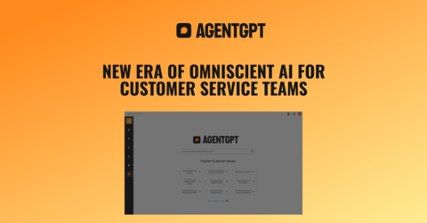 AgentGPT is a secure, omniscient generative AI system for customer service teams, trained on a client’s proprietary customer conversational data. It helps agents successfully handle even the most complex questions, stepping in to answer what can’t be found in the help section or other publicly available resources. (Graphic: Business Wire)