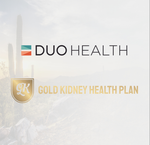 Duo Health partners with Gold Kidney Health Plan (Graphic: Business Wire)