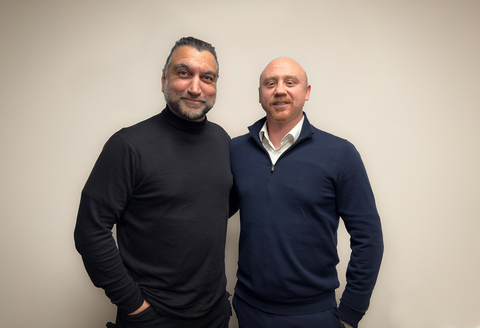 OffWorld CEO and Co-Founder Jim Keravala and OffWorld Europe Managing Director Kyle Acierno (Photo: Business Wire)