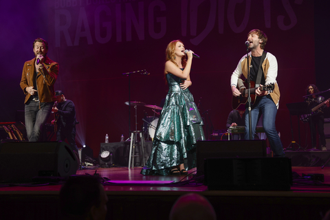 Charles Kelly, Addie Pratt, and Dave Haywood perform at the historic Ryman Auditorium (Photo: Business Wire)