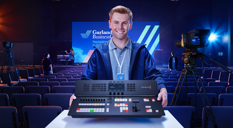 New family of HD live production switchers with built in broadcast control panel so they can be used for high end work while being extremely portable. (Photo: Business Wire)