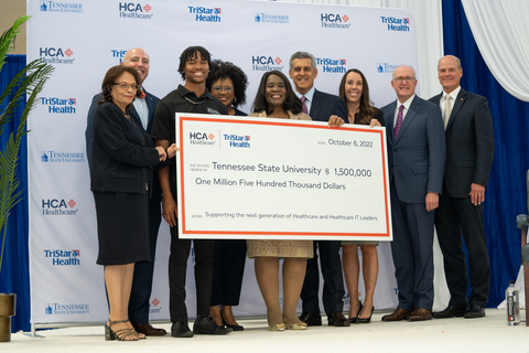 As part of HCA Healthcare's broader commitment to give $10 million over three years to Historically Black Colleges and Universities (HBCUs) and Hispanic Serving Institutions (HSIs), the organization announced donations in October 2022 to Fisk University and Tennessee State University to advance diversity in healthcare. (Photo: Business Wire)